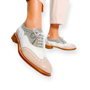 The Office of Angela Scott Mr.‎ Doubt Oxford Brogue Loafers Cupcake 37.5 US 7.5